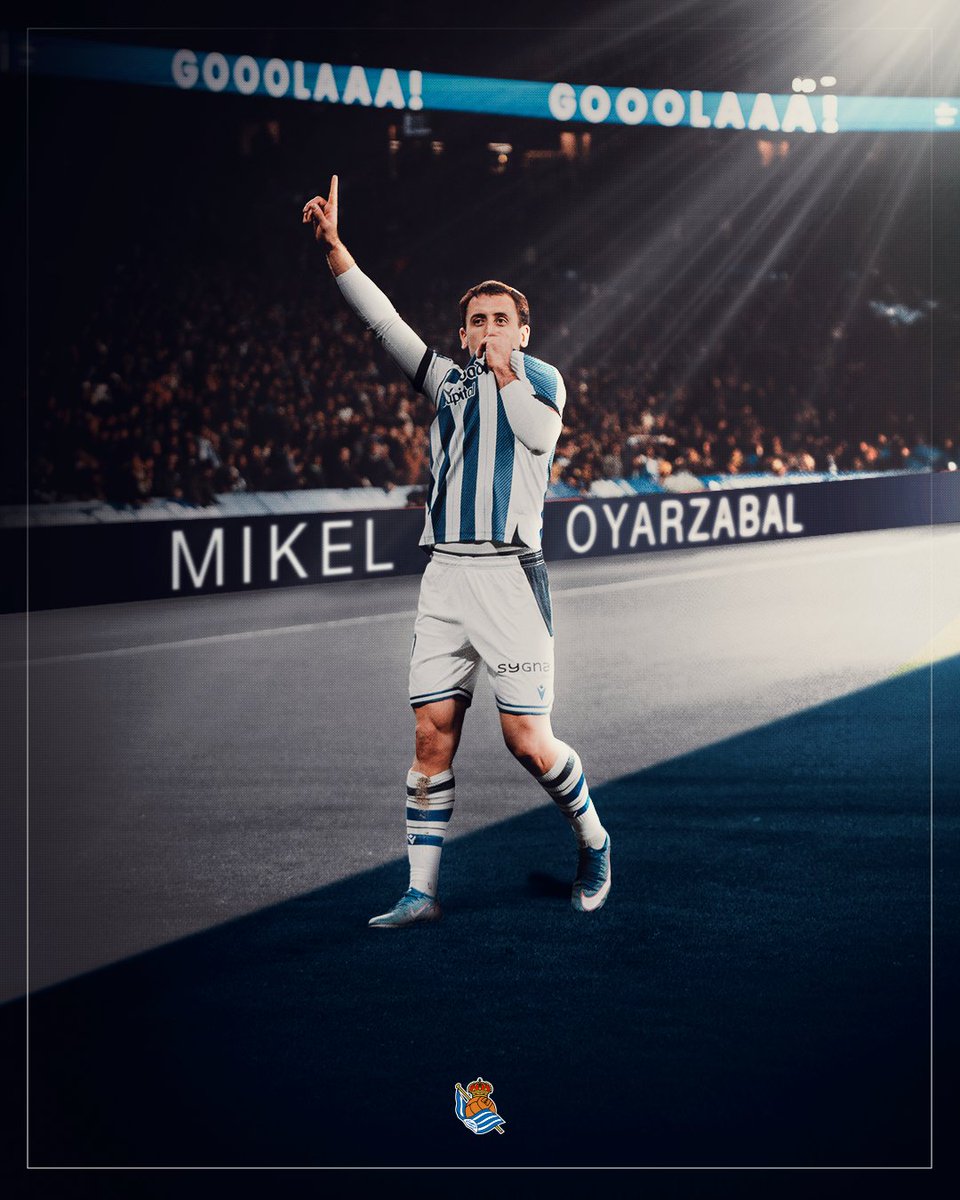 💙 El mejor día para conseguirlo.

©️ Nuestro capi sigue haciendo historia y se convierte en el máximo goleador de la historia de Anoeta. Zorionak, Oyar! 👏👏👏