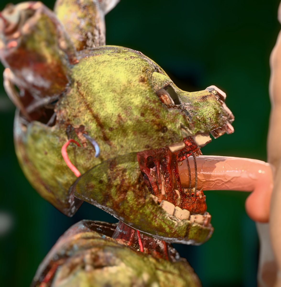 And a bonus Springtrap render since I was so late. I made this one a few hours after the PTB for him in DBD dropped.