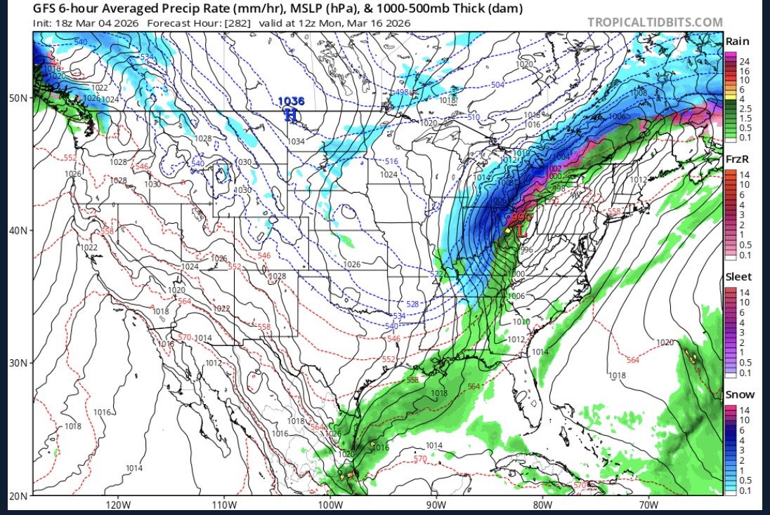 Coolest frame from the last GFS run day 12