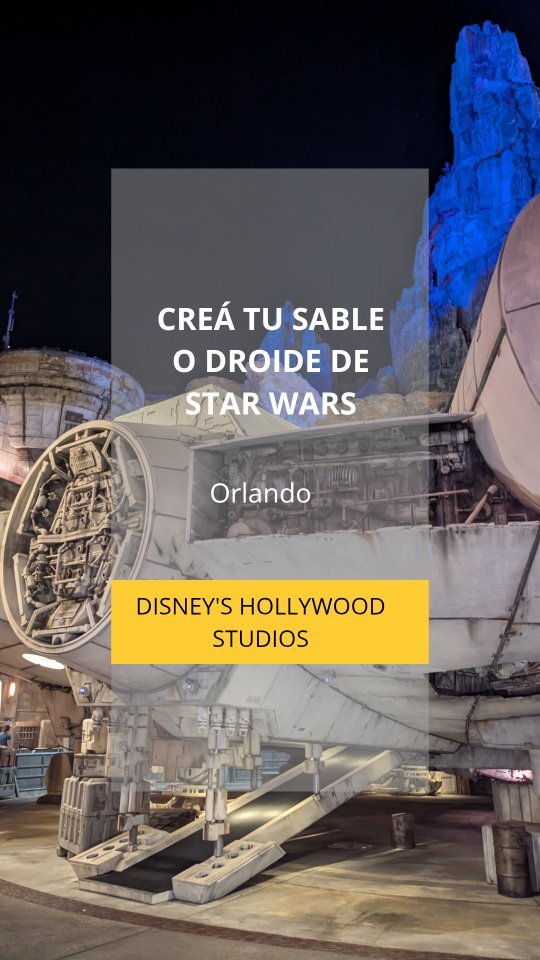 Sabías que en Disney podés crear tu propio sable láser o droide? 🤖

Esto se puede hacer sin reserva en las tiendas del sector Star Wars en el parque Hollywood Studios, de @DisneyWorld.Latino

Te dejo toda la info y precios en el video‼️

Vos harías el s… instagr.am/p/DVexLa1FjYm/