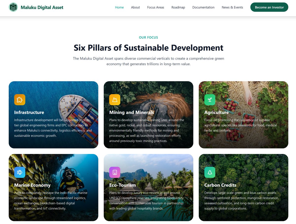 Trillion-Dollar Tokenized Economy Powered By $CHEX

Tokenizing 71 million hectares of land and sea in Indonesia using <a href="/ChintaiNetwork/">Chintai</a> institutional-grade RWA rails

malukuforest.com