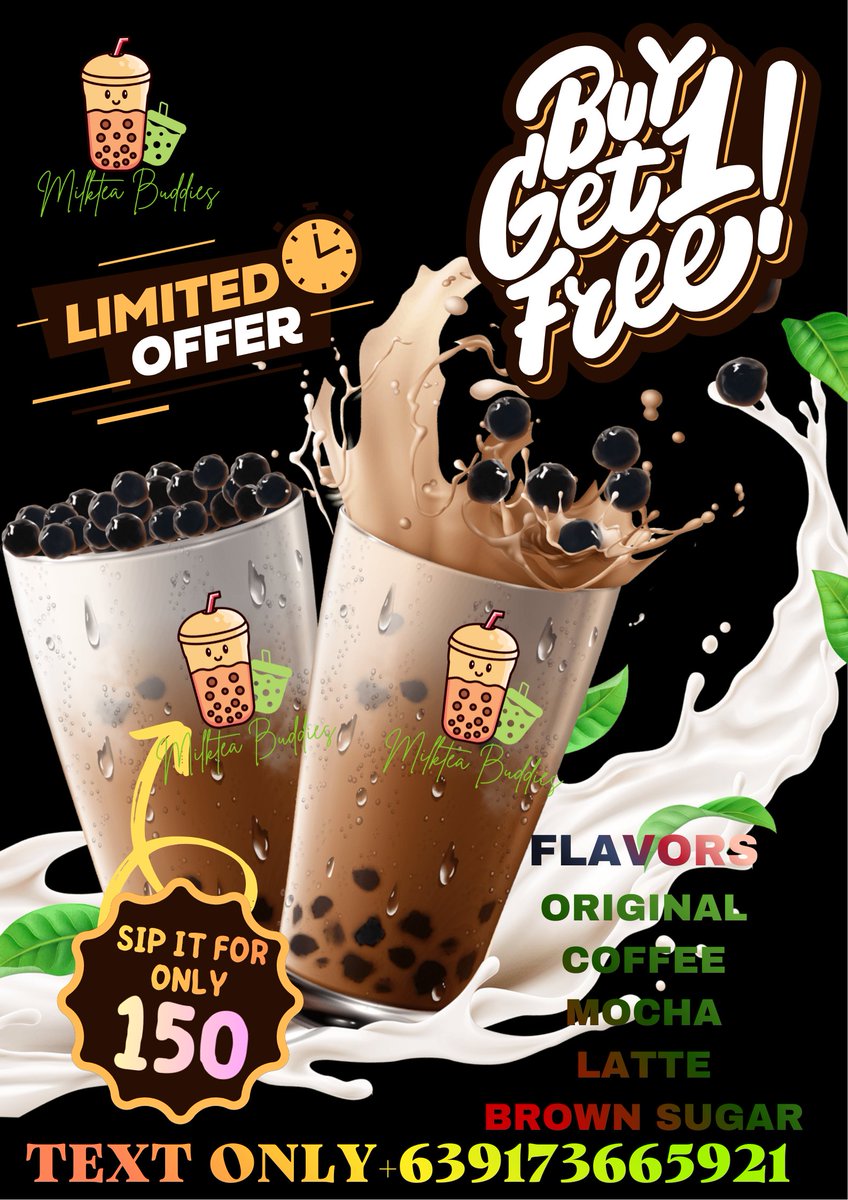 connectwithspot's tweet photo. 📣 EXPRESS BUDDIES - Mas masarap Pag may ka Buddies
✅FOREVER BUY 1 TAKE 1
✅ FOOD PANDA &amp; GRAB FOOD https://t.co/AGqGk4X6ej