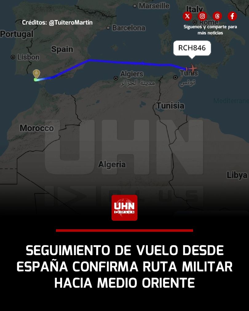 🇺🇸🇪🇸‼️ | ¿Y entonces quién miente? — Tras el desmentido de la Casa Blanca a Pedro Sánchez y los ataques de la izquierda contra UHN Plus y otros medios por informar sobre la cooperación militar, un C-17A Globemaster despegó de la base conjunta de Rota —instalación utilizada por la