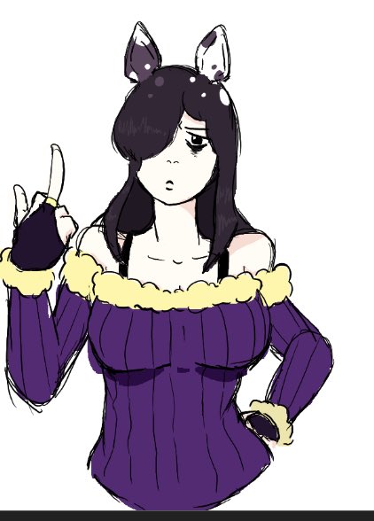 Drew my friend as a Uma