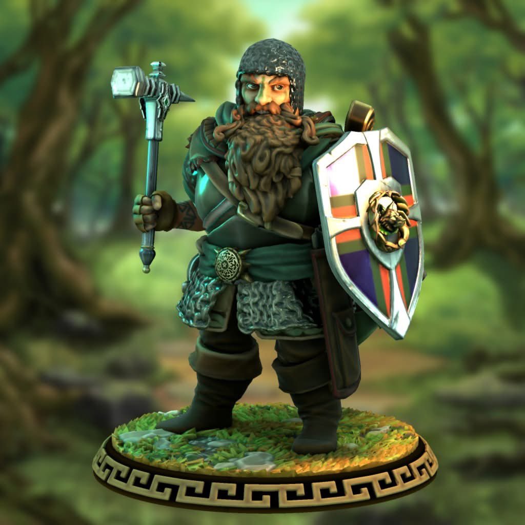 HeroOfTheForge's tweet photo. @HeroForgeMinis Thaldrik Ironbark, the dwarven Beastmaster Ranger/Battlemaster Fighter of Secomber, was a member of the Ironeater clan of Dwarves that are the remnants of the Ancient kingdom of Dardath, and later the Fallen Kingdom and its successor, Phalorm. https://t.co/2dGD51m7FF