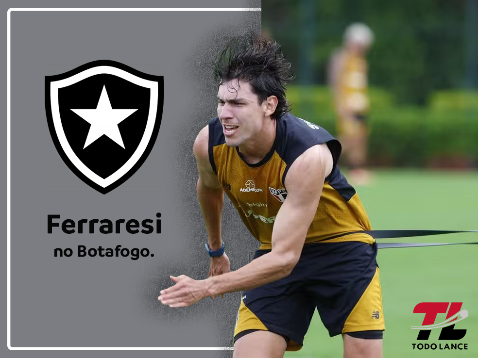 TodoLance's tweet photo. São Paulo se acerta com o Botafogo e libera Ferraresi para exames
Zagueiro será emprestado ao Alvinegro até o fim desta temporada https://t.co/XYLOP7KIw8