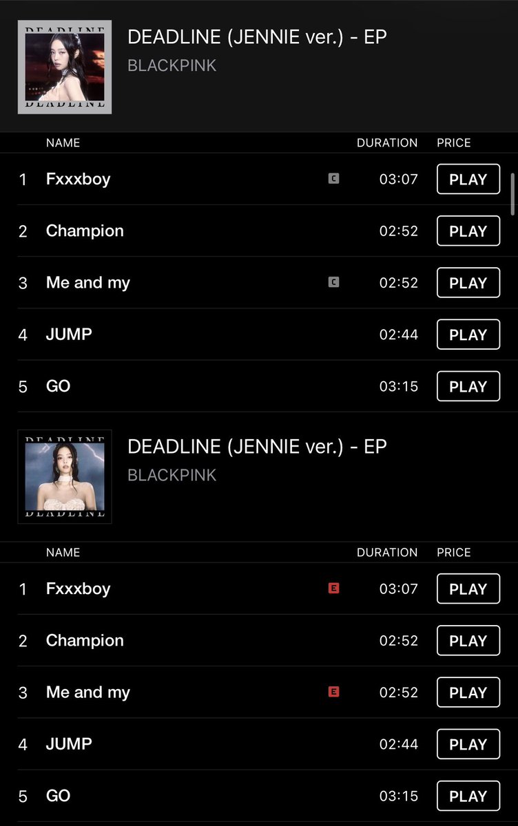 BLINKSTATS's tweet photo. Thanks to funds from the #USBLINKSUNION, I was able to make 10 purchases of GO on iTunes and 10 purchases of #DEADLINE as a whole for the U.S.! Thank you @USBU4WAYS and @USBUFunds 

I purchased all the members versions + the original clean and explicit versions + the music video https://t.co/nGirZUZPA3