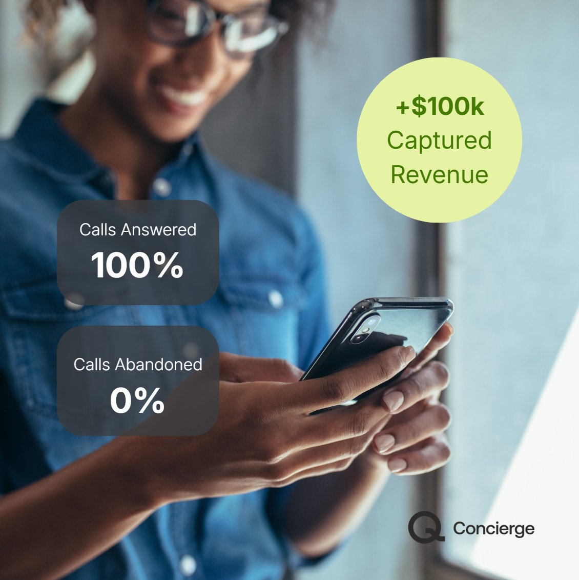 withqconcierge's tweet photo. With 2026 RevPAR growth flattening, hotels are turning to ancillary revenue. You can't capture a spa upsell if nobody answers the phone.

Q Concierge answers every call on the first ring. Every time.

Demo now at: https://t.co/RH6KNuh02O

#hospitalityindustry #hotelbusiness #hotelowner #hotels #travel