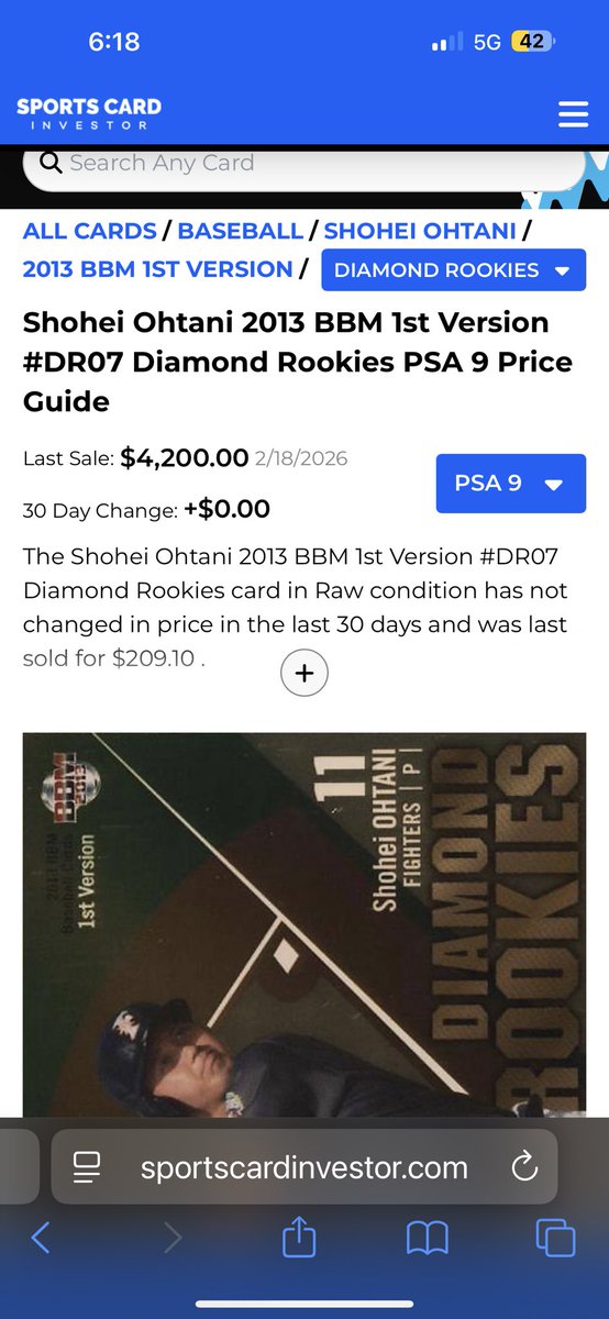 WAGMIGAMEDALTON's tweet photo. @CardPurchaser love that last sale !! New floor !?? #DR07 till I R.I.P https://t.co/OlxmgCnFgC