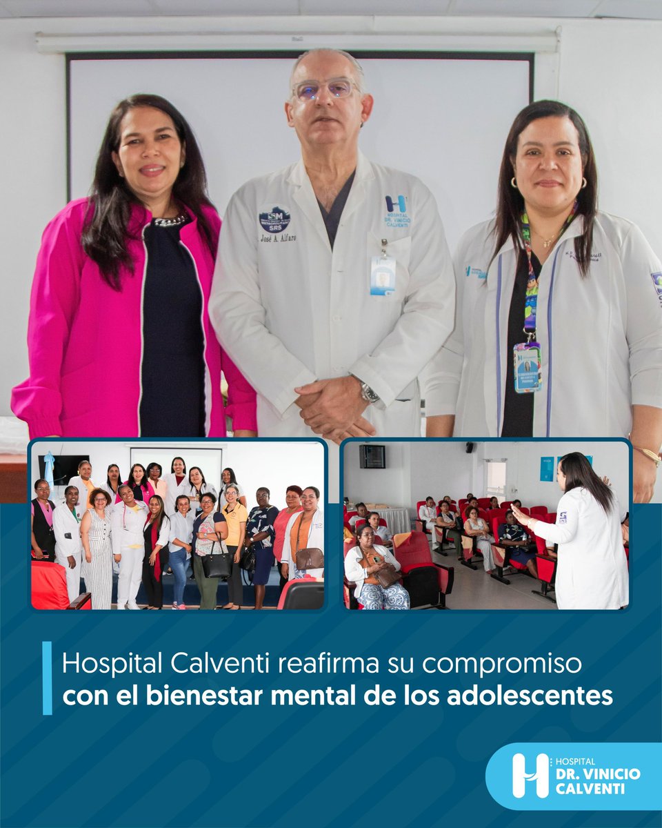 HCalventiRD's tweet photo. 🏥 Hospital Calventi reafirma su compromiso con el bienestar mental de los adolescentes https://t.co/9shLRWAQAH