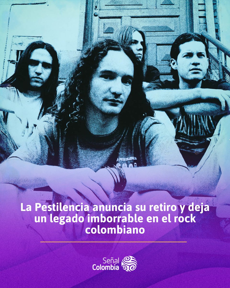 ❤️‍🩹💥Tras casi 40 años de trayectoria, La Pestilencia se despide de los escenarios.

Pionera del hardcore punk en Colombia, la banda convirtió el rock en denuncia social y marcó generaciones junto a agrupaciones como Fértil Miseria e IxRxA.
Una era del rock nacional llega a su