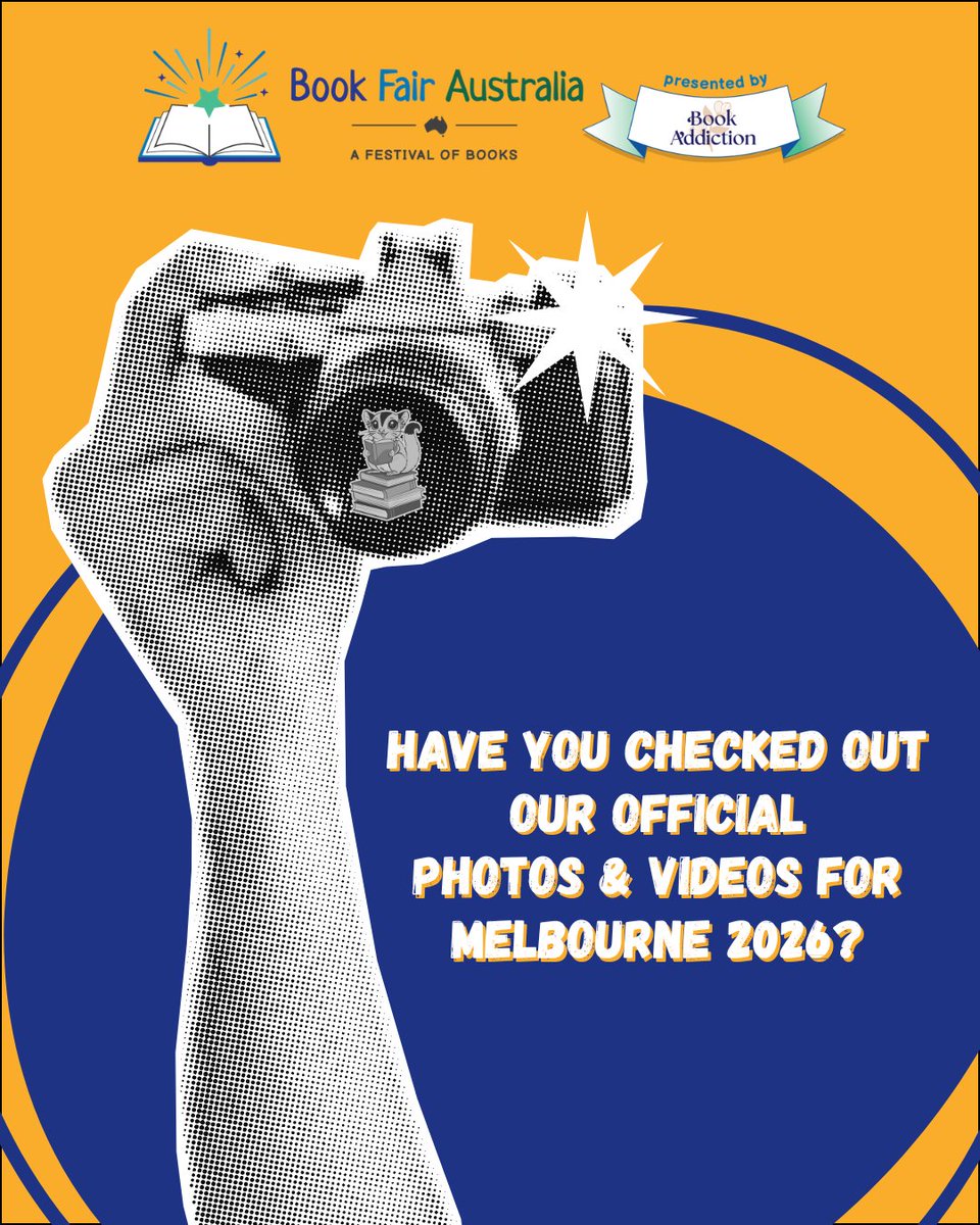 The official photos for Book Fair Australia Melbourne 2026, presented by Book Addiction, are up! Thanks to Golden Wing Press for snapping all the precious bookish moments 📷💛

Check them out 👉🏻 bookfairaustralia.com/melbourne-2026…