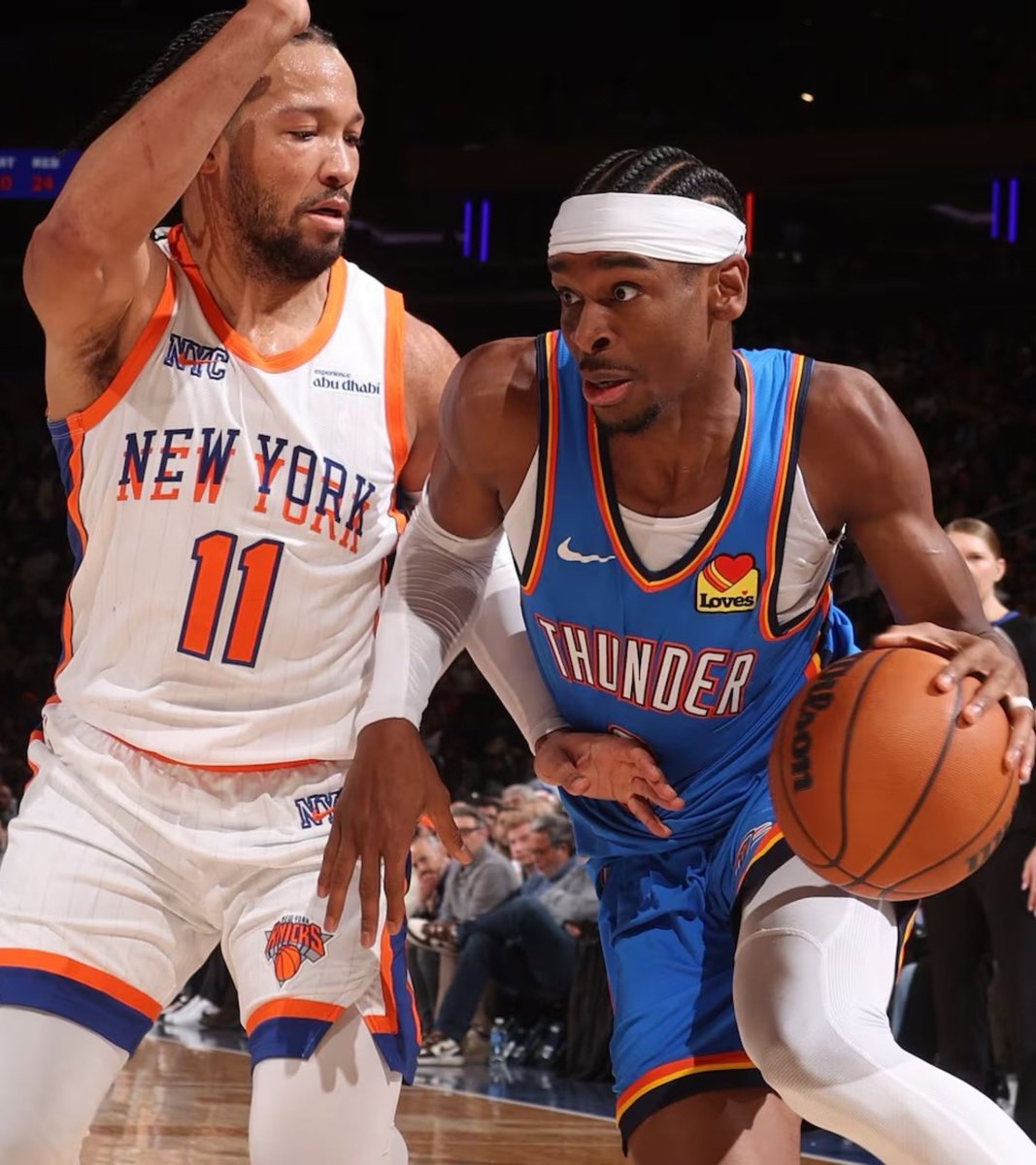 PolymarketSport's tweet photo. Knicks haven't beaten OKC at MSG since December 16, 2017.
 
Can New York finally snap the curse tonight? https://t.co/GbnAmyNvQ4