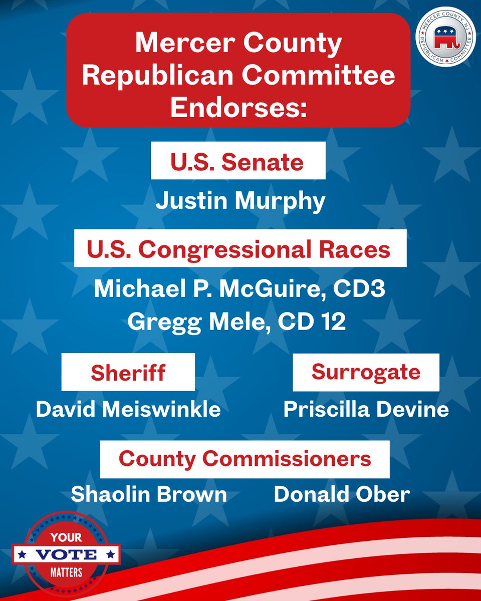MERCER COUNTY REPUBLICAN COMMITTEE tweet media