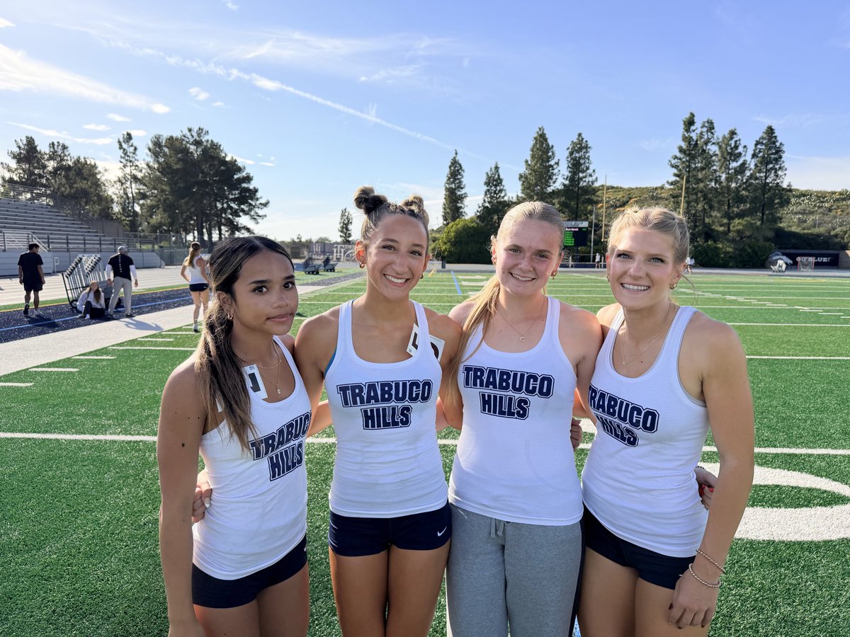 CoachJTAyers's tweet photo. 🚨CA STATE ALERT🚨

Girls run the 5th fastest time in School history in only 2nd race of season

4x100

47.59🔥🔥🔥

CA #5 OC #2

@emmaa_ortiz @BrookeEisenrod 
Colbie Webster and Marley Young https://t.co/oH3HRWxMAU