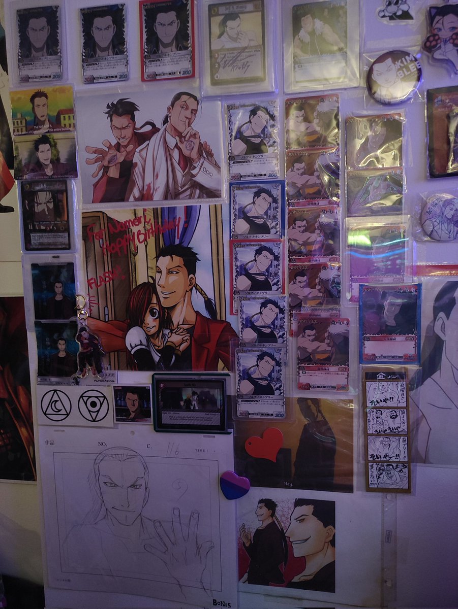 NamoriKimblee's tweet photo. Hehe yeah I updated and reorganized my shrine 💜
#FMA #Kimbley #Kimblee https://t.co/uCUyL5wPGR