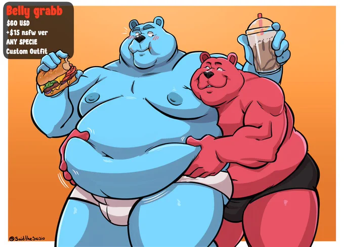 Hi guys! I re-open this YCHs again because well, I'm not in my best economic time, and my last YCH didn't sell as I expected. THEN this YCH will be open again. Feel free to send DM or TG to Saisio. Thanks you for all your support anyway