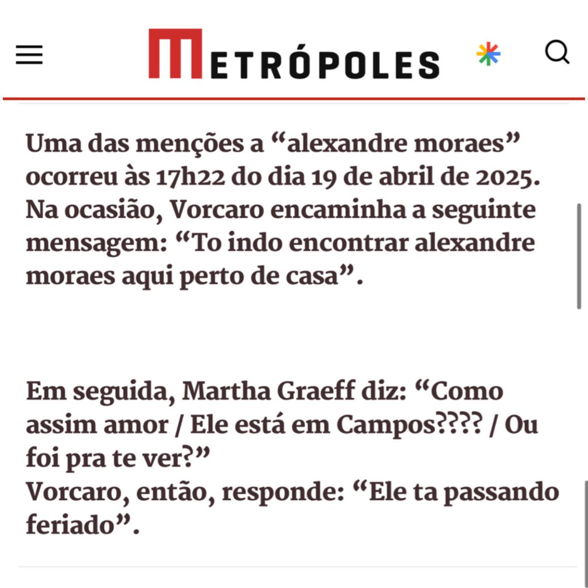SamPancher's tweet photo. Os dois encontros com “Alexandre Moraes” relatados por Daniel Vorcaro em mensagens obtidas pela PF https://t.co/w9cW5emsd1