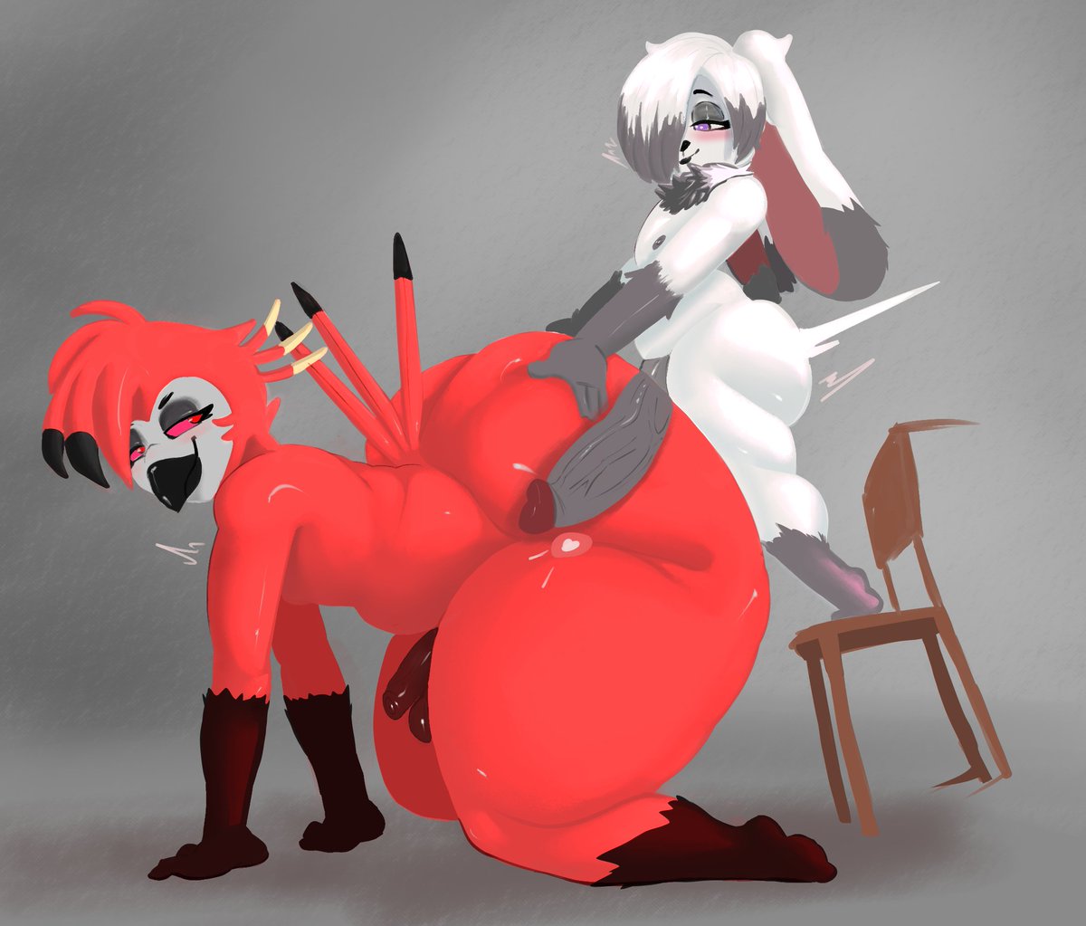 -Look at the size of that ass swallowing everything... the big bird, taking it like there's no tomorrow! 🫦
art for: <a href="/Solemn_Vow/">Sargera Siegfried🔞</a>