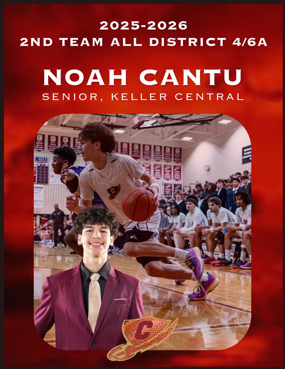 CentralHoops's tweet image. Congratulations to following @KellerCentralHS ⚡️🏀 players for their on court accomplishment this season by being named to the 4-6A All District Team. 
Noah Cantu @noah_hoops08 2nd Team All-District

Hard work pays off!

#PushThru
@KISDAthletics
@KellerISD
@CHS_Nation
@chsabc