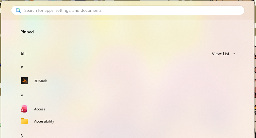 So, #Windows11 has a new #startmenu - some of it is kind of good (you can have it be! a Menu of programs! in one click! that you can Start!), but...

...

guys. If I have no programs pinned. It's basic GUI (like A-Level not even degree) to hide the empty space. Any known fixes?