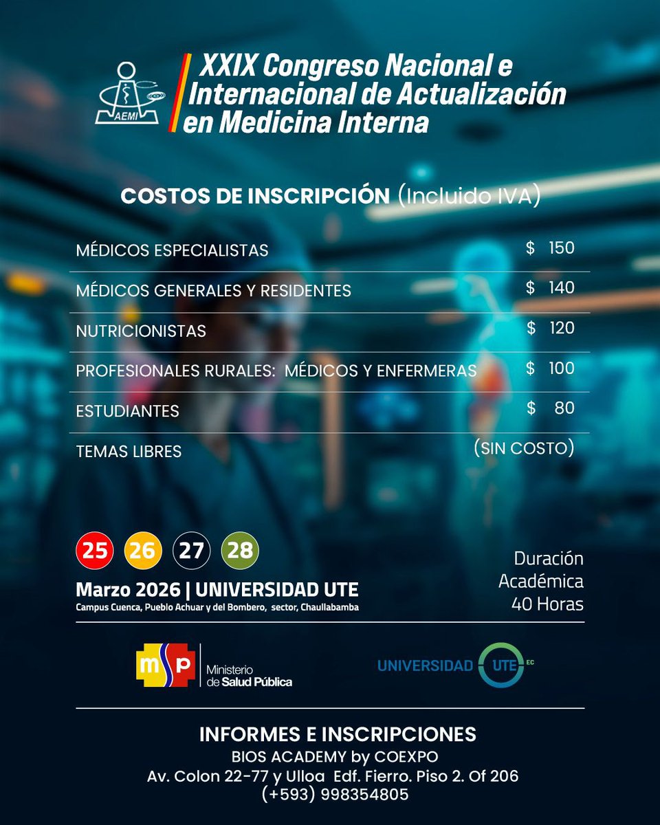 Federación Médica Ecuatoriana tweet media