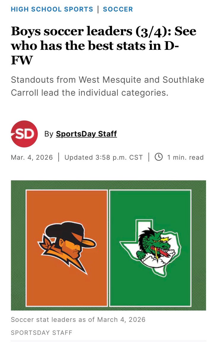 West Mesquite Soccer tweet media
