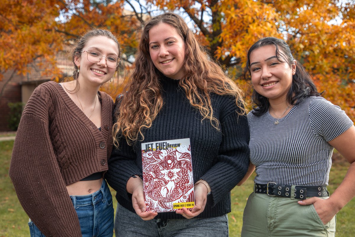 LewisUniversity's tweet image. Congratulations to the Jet Fuel Review team on being recognized as “Distinguished” by the National Council of Teachers of English (NCTE) in the 2025 REALM Contest! 

To read more about this award and JFR, visit bit.ly/40apfnO

#JetFuelReview #REALM2025 #StudentMagazine