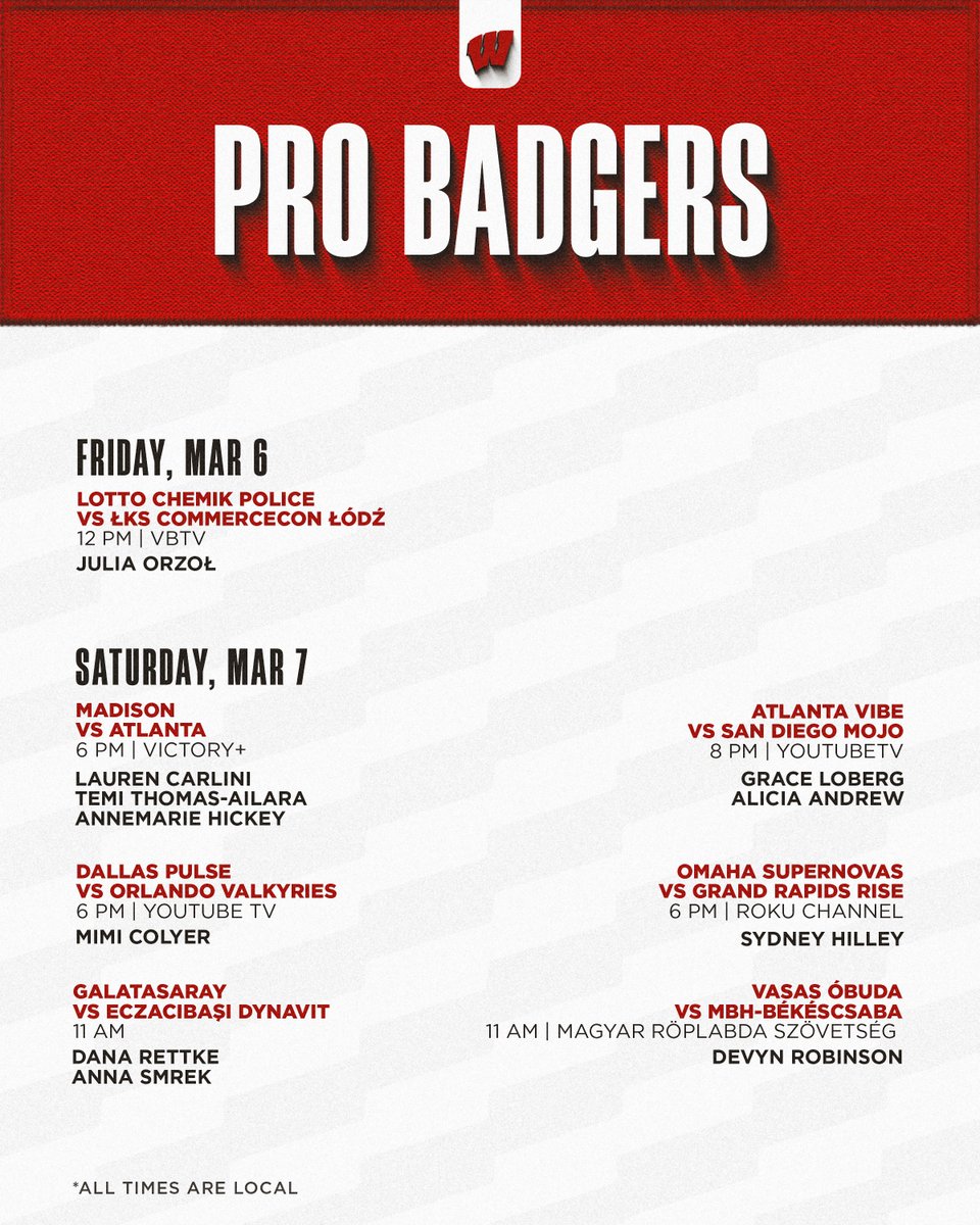 Wisconsin Volleyball tweet media