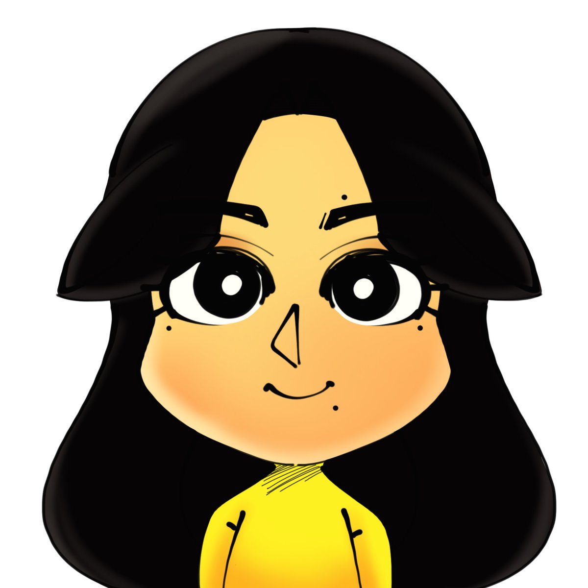 Pre ordered tomodachi life and got so excited i drew my mii 💛