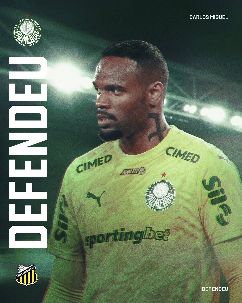 GIGANTEEEEEEEEEEEEEEEEEEEEEEEEEEEEEEEEEEEEEEEE!!!!! CARLOS MIGUEL DEFENDE O PÊNALTI E EVITA O GOL DE EMPATE!

🐷 1x0 ⚪ [1T, 46’] | #PALxNOV