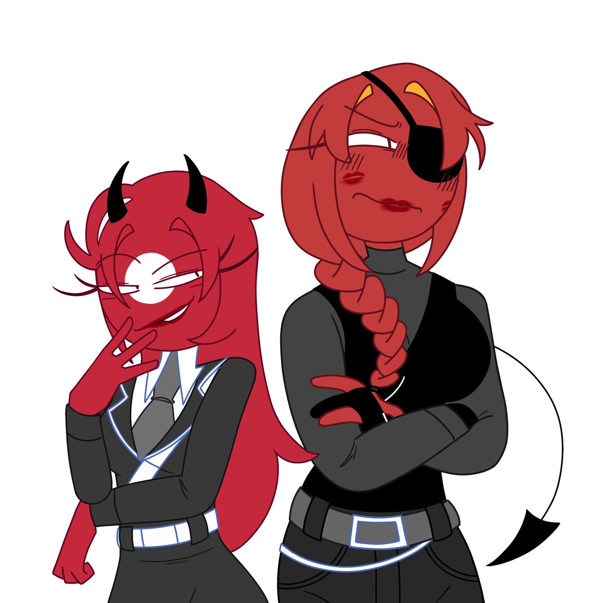 Little kisses :>

#CountryHumans #countryhumansUSSR #countryhumansthirdreich