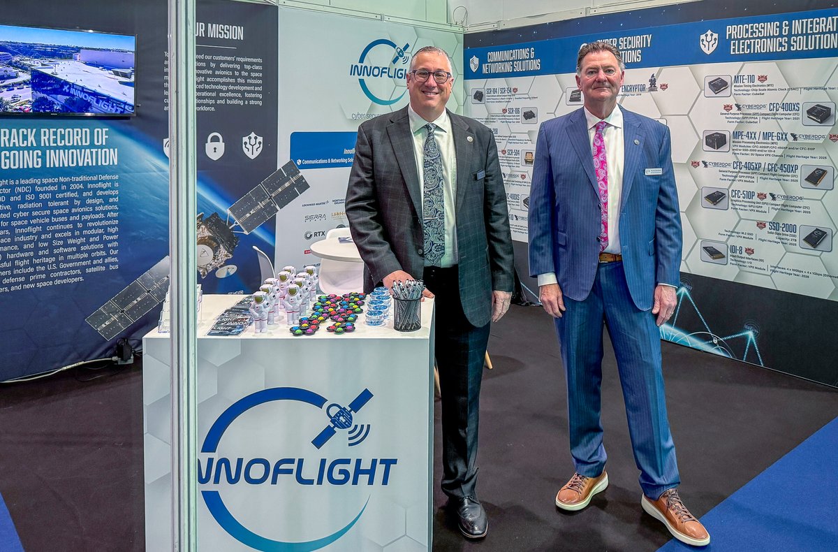 innoflightspace's tweet photo. Exciting start to Space-Comm Expo Europe in London today!

Day one has already been packed with great conversations, new connections, and a strong sense of momentum across the space sector. The energy on the floor makes it clear: the UK and wider European space ecosystem are moving fast, with incredible opportunities ahead for collaboration and innovation.

The Innoflight team has been enjoying meeting partners, customers, and new faces from across the industry.

Looking forward to another busy day tomorrow, if you’re attending, come say hello!

#Innoflight #SpaceCommExpo #SpaceIndustry #UKSpace #Innovation #SpaceBusiness #WeAreInnoflight