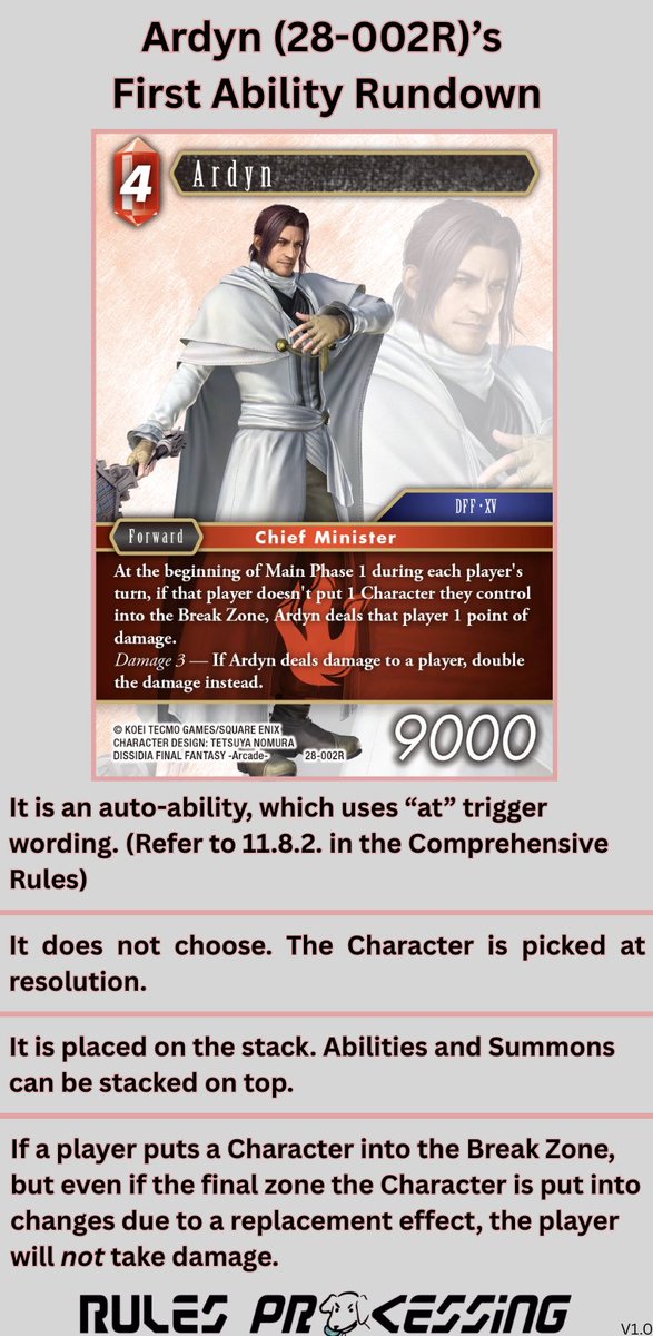 rulesprocessing's tweet photo. Is this an auto ability? Does it use the stack? The people ask of Ardyn (28-002R).
And from on high doth come a message in response and it doth proclaim "yes."

So, anyway, I made a graphic and an article because people keep asking about this card.
https://t.co/PNMiO8C0Dw https://t.co/wV7y3pkH7s