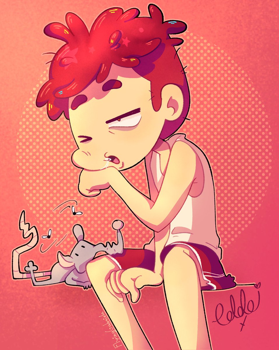 GabisGallery's tweet photo. awwwwwww tiene sueñito awwww 🥰 #fnafhs #fhs https://t.co/0Y0GThJ72S