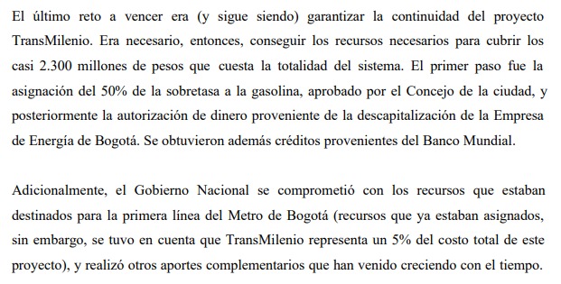 ¿Qué tiene Yakarta, CDMX y Santiago de Chile que Bogotá no tiene?

La gente se mama de estar en un sistema de transporte masivo INSUFICIENTE para las necesidades que afronta.