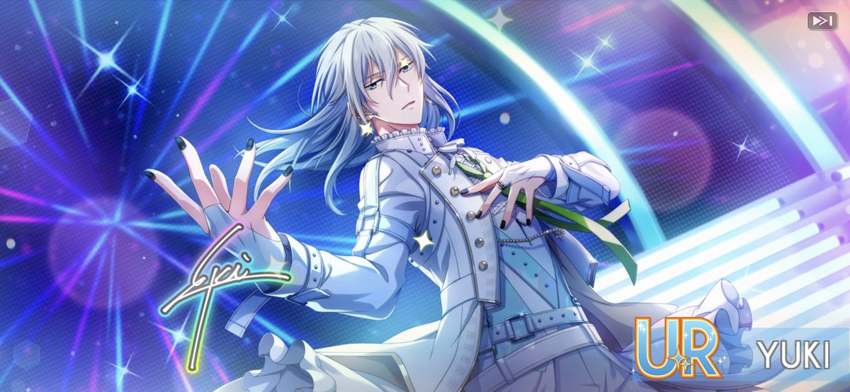 アイナナRe:valeガシャ千さん33連で来てくれた！今のところ大和さん十