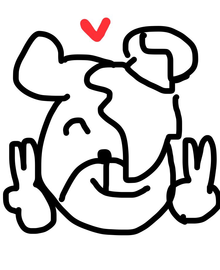 自分を描いてもらいました！ シンプルな線ながら自分だとわかる