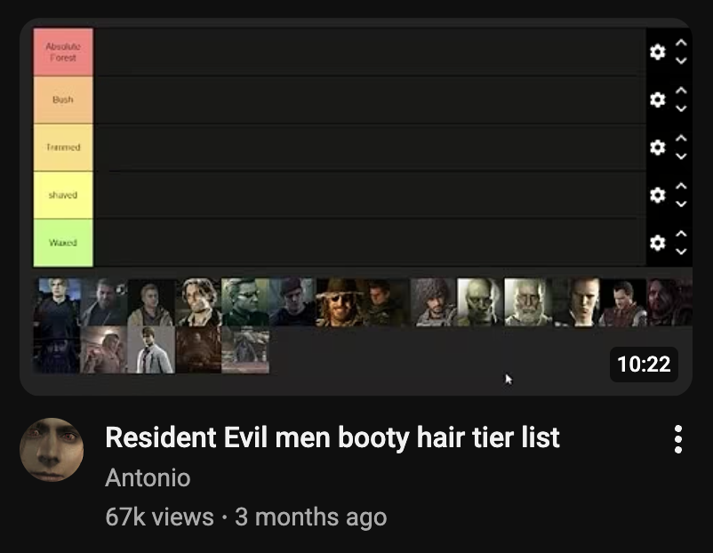 everhero13's tweet photo. i'm new to the resident evil fandom is this a normal occurence or https://t.co/wCXDq642ES