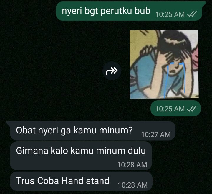 "aku yg lagi day 2 period"

minum air anget ❌
Hand stand ✅