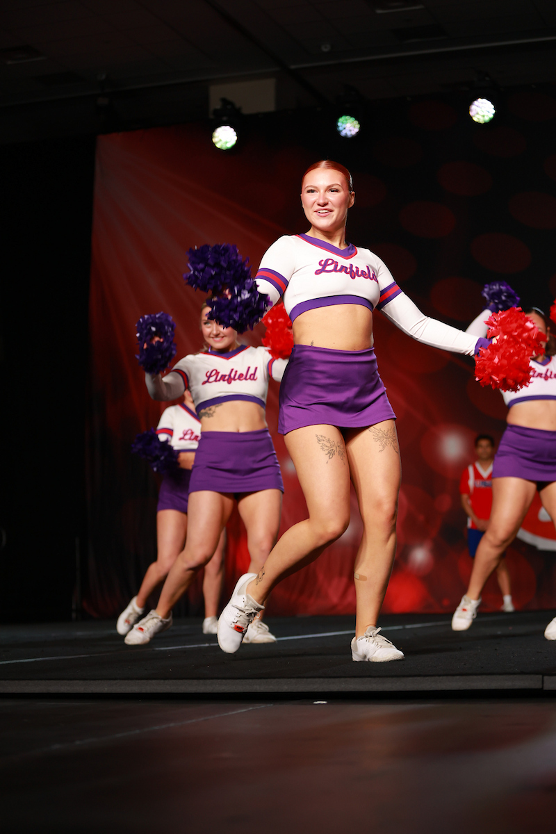 Linfield University tweet media