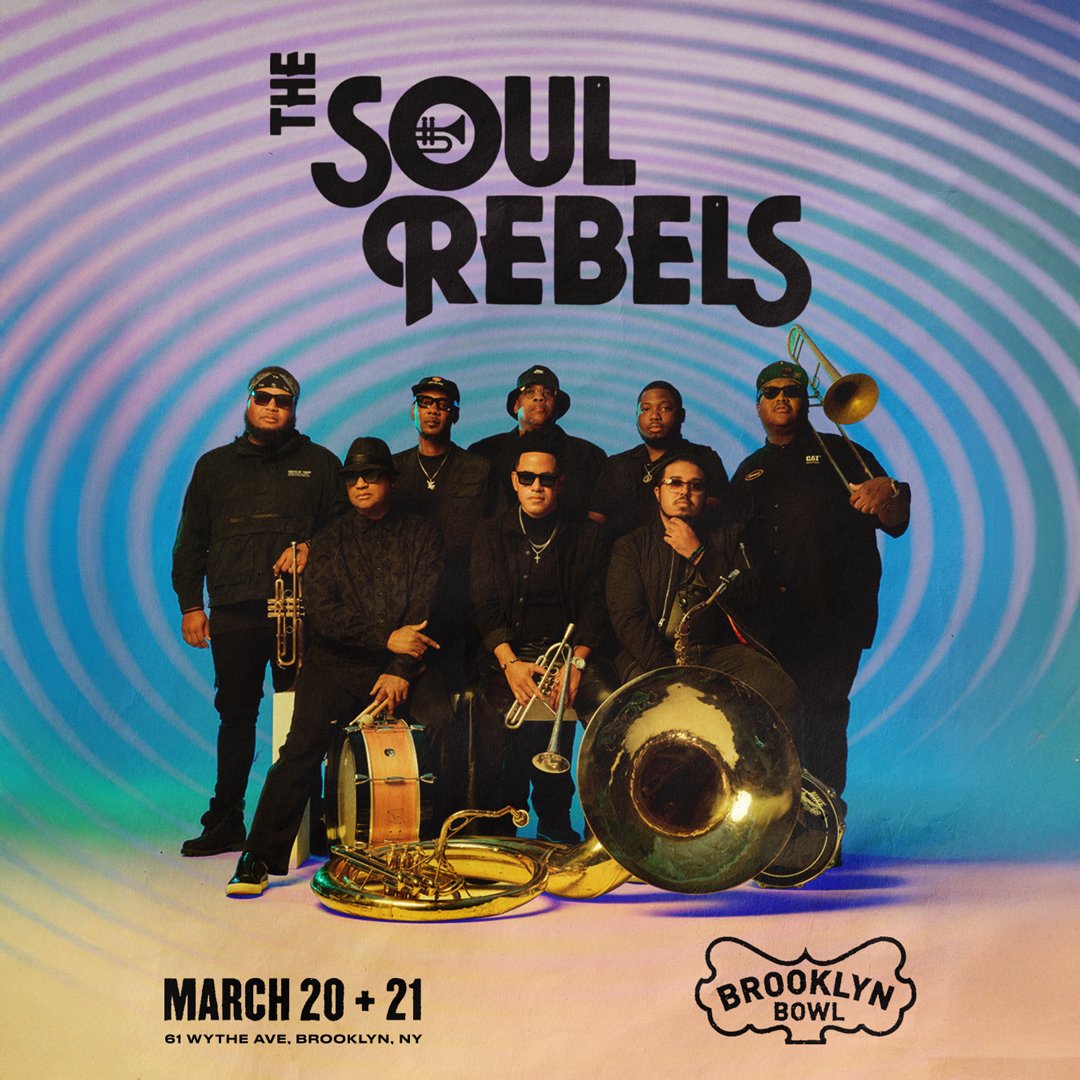 Night 2! @soulrebels, an eight-piece New Orleans brass ensemble