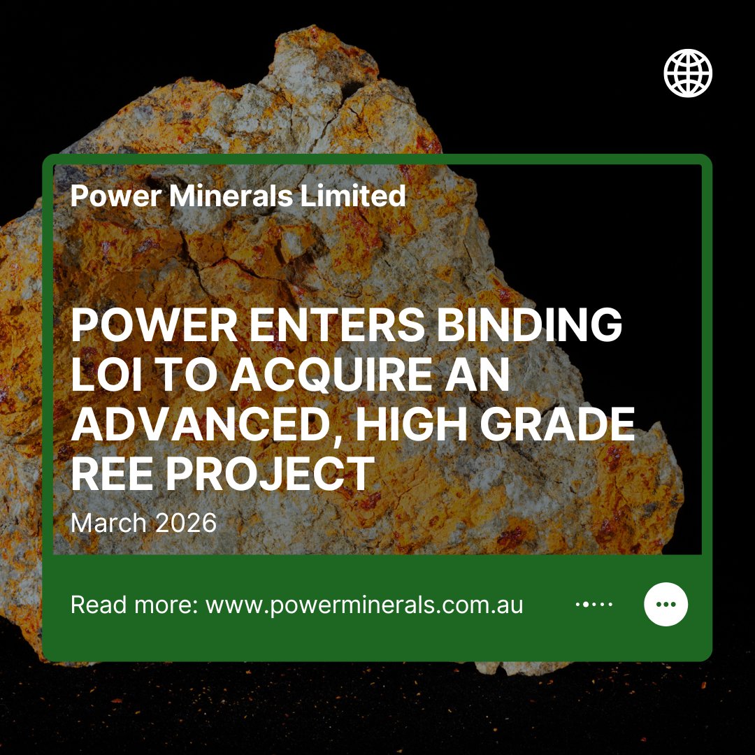 Power Minerals Limited (ASX:PNN) tweet media