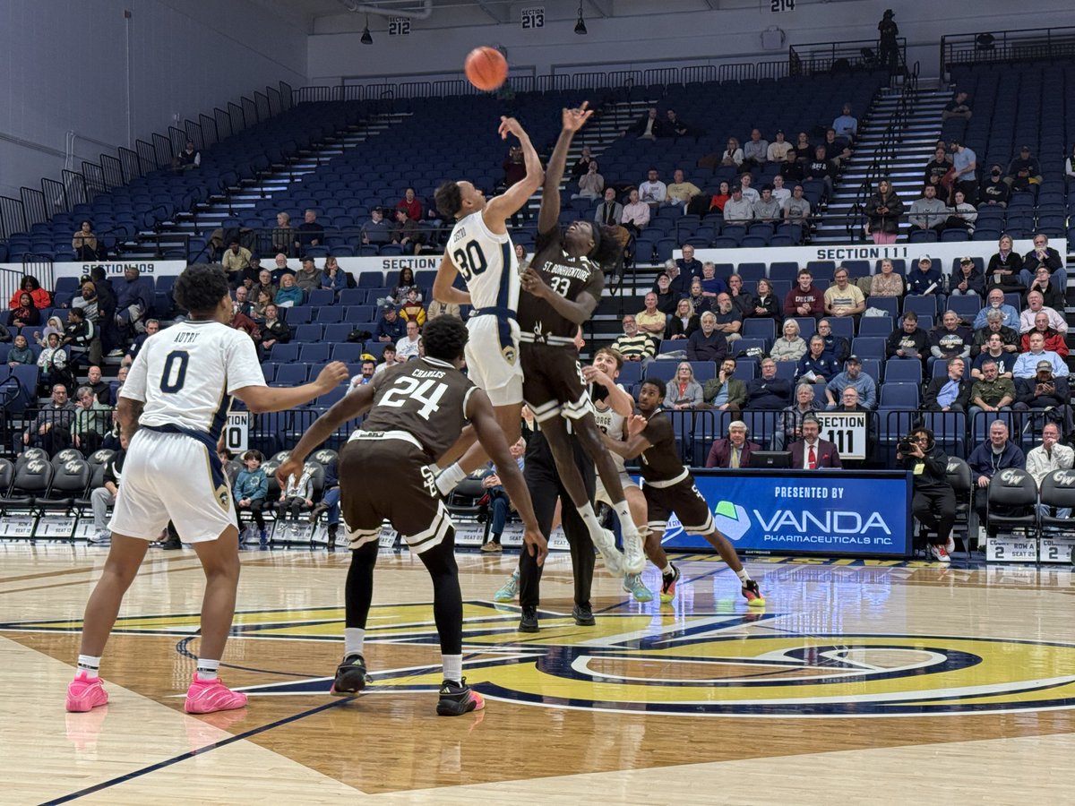 Senior Night Tip off as GW hosts St. Bonaventure #RAISEHIGH