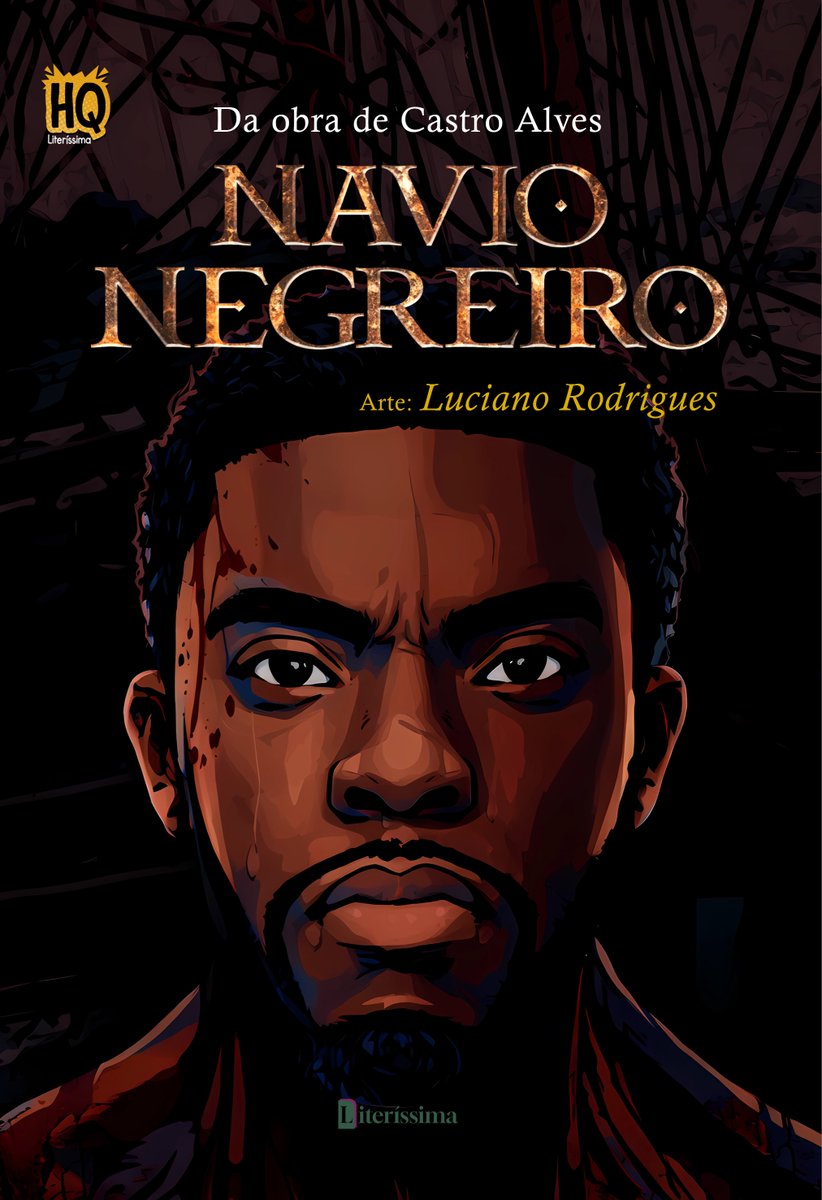 ttliterario's tweet photo. 📢  PRÉ-VENDA: "Navio Negreiro", de Castro Alves, ganhará uma versão em quadrinhos pela Literíssima

Com ilustrações de Luciano Rodrigues, o livro do poeta brasileiro Castro Alves, sairá agora em um formato diferente! 

https://t.co/neJi4EUsto