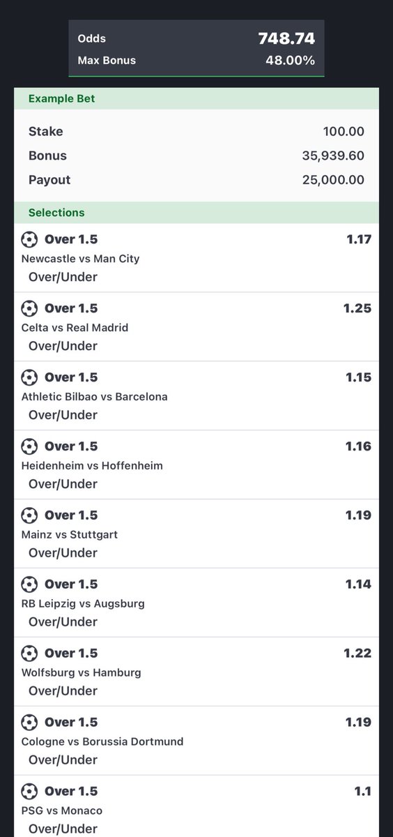 REDHOOD_1111's tweet photo. 748 ODDS !! 

Over 1.5 acre well prepped for the street. 

I Took enough time to select the best possible teams to play BTTS in their next games which gives us a higher chance for over 1.5 goals. This ticket is destined to win. 

Like, retweet and bookmark this !! 

Check first comment for the booking code 👇