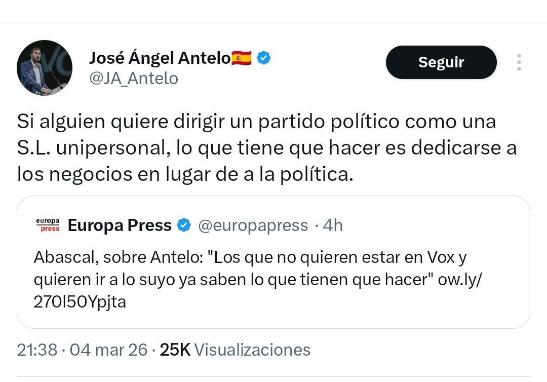 Cuando le echaron de Vox la gente no entendía nada, y yo tampoco.

Ahora lo entiendo todo a la perfección.