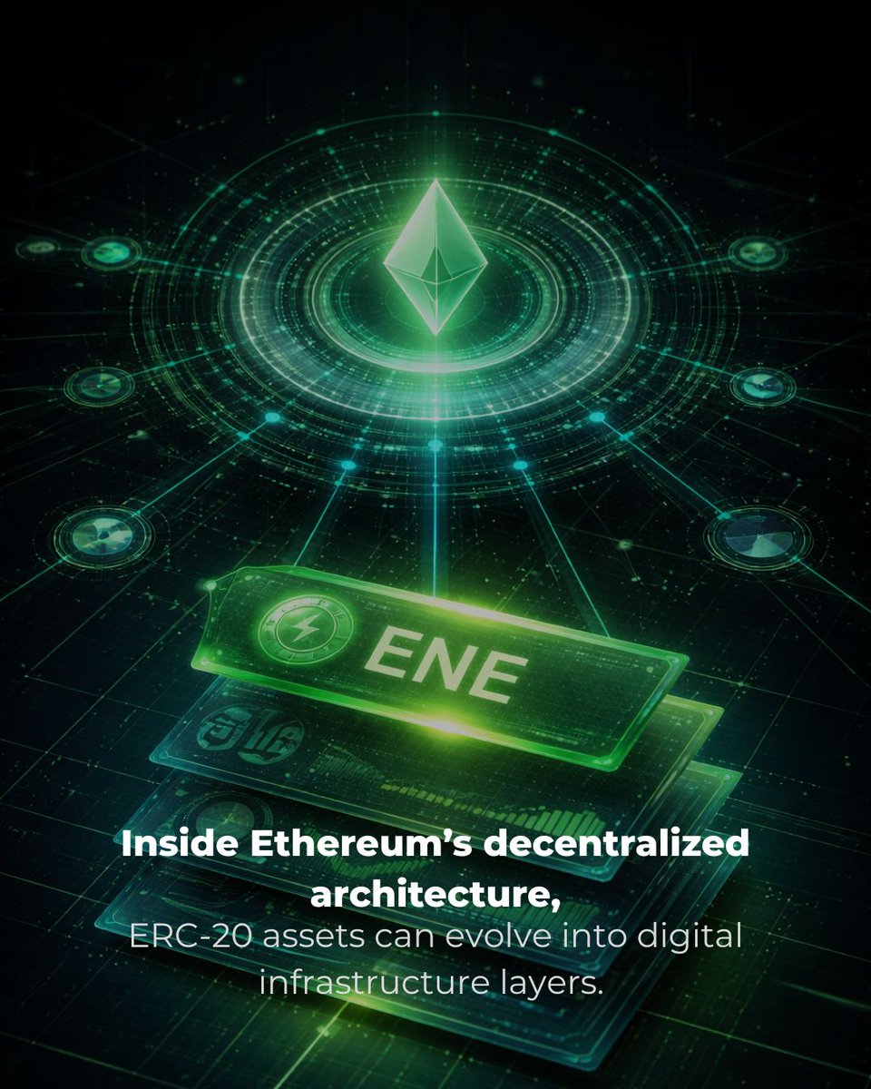 EnergyCreditENE's tweet photo. Infrastructure develops before it becomes visible.
Energy Credit (ENE) is positioned within Ethereum’s decentralized architecture as part of an evolving Web3 ecosystem.
Strategic positioning begins with structure.
#Web3Ecosystem #Decentralized #EthereumExpansion #EnergyCreditENE https://t.co/xR2flFLbOZ