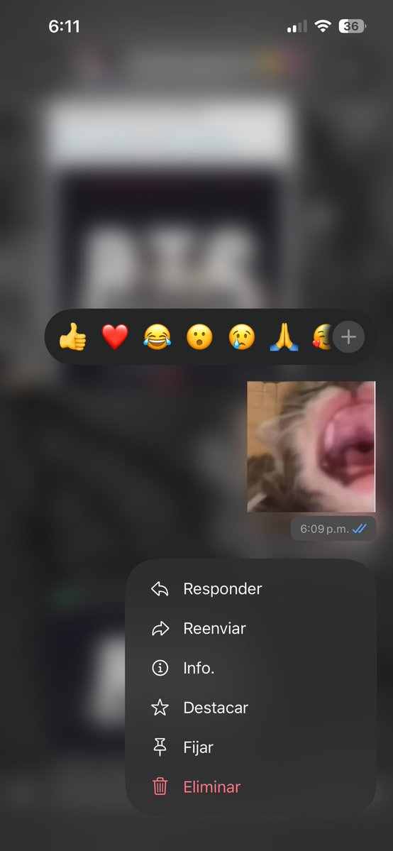 Mi honesta reacción