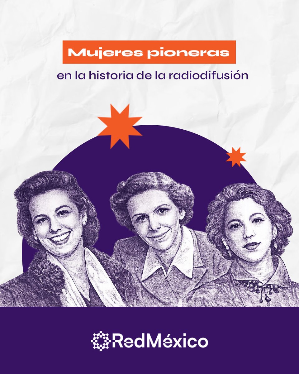 laREDMX's tweet photo. Con su voz abrieron espacios para nuevas #locutoras. 🎙️👩

¿Conocías los nombres de estas mujeres?  👏👀 #8M https://t.co/NcMTIPq96u